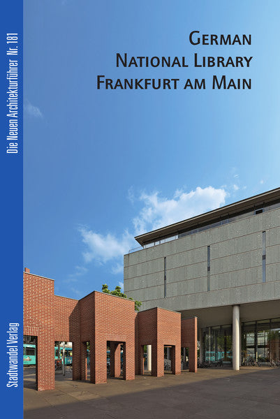 Das Foto zeigt das Buchcover des Architektenführers der Deutschen Nationalbibliothek in Frankfurt