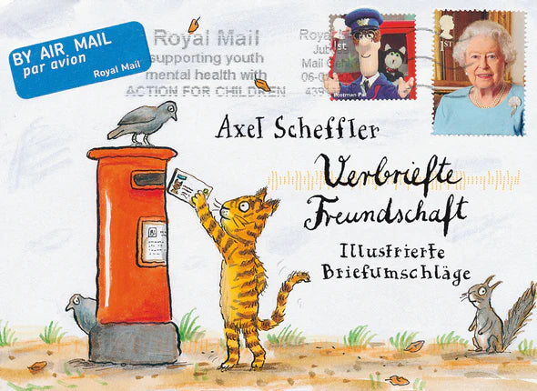 Publikation: Axel Scheffler, Verbriefte Freundschaft. Illustrierte Briefumschläge