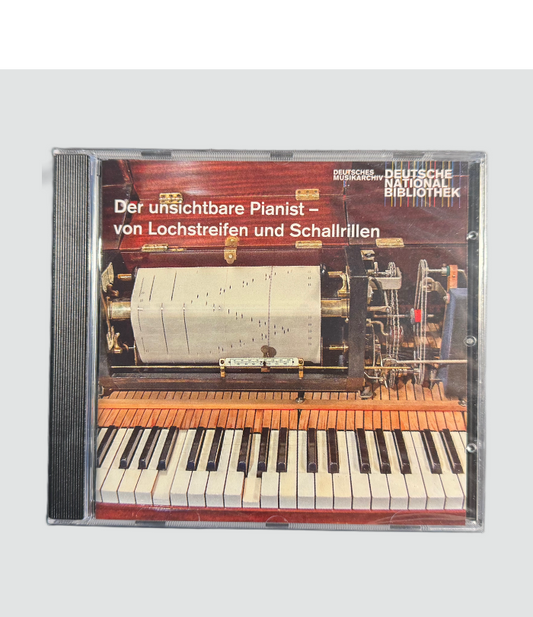 Das Foto zeigt die CD "Der unsichtbare Pianist"